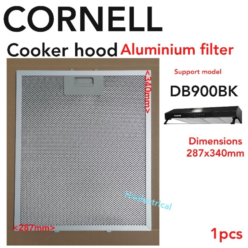 Cooker Hood Aluminum Filter CORNELL DB900BK (1PC)