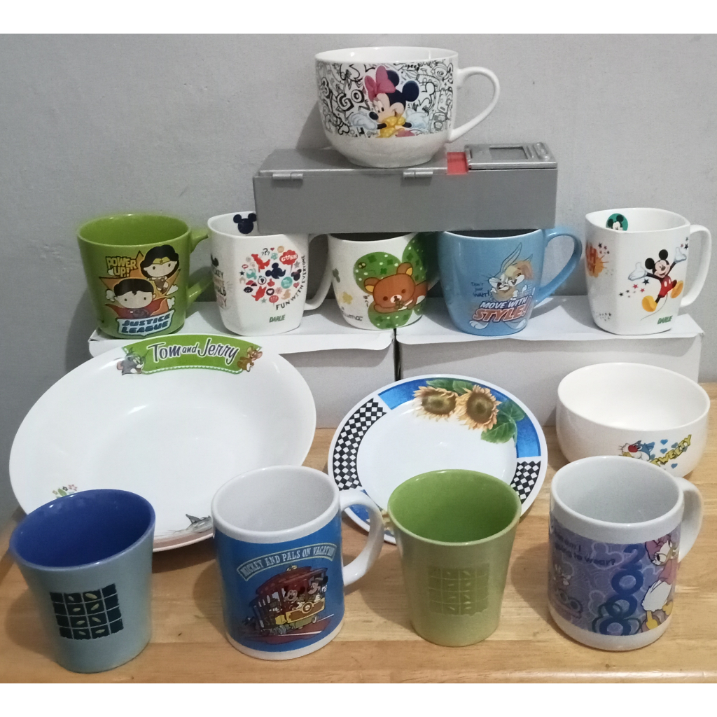 Darlie, Mickey Mouse, Bugs Bunny, Rilakkuma, Justice League, Mugs, Bowl, Saucer, Dish