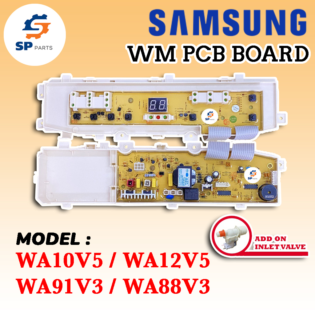 WA10V5 / WA12V5 / WA91V3 / WA88V3 SAMSUNG WASHING MACHINE PCB (CONTROL ...