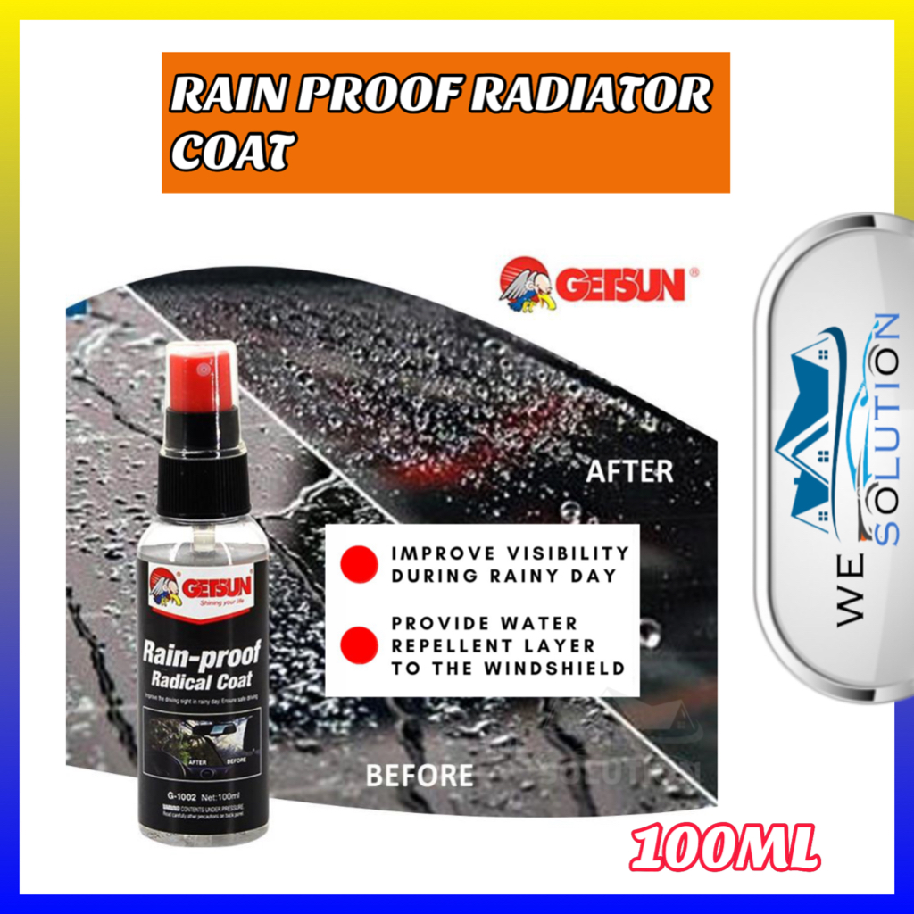 [WS] GETSUN RainProof Radical Coat Spray (100ML) / Spray Kalis Air