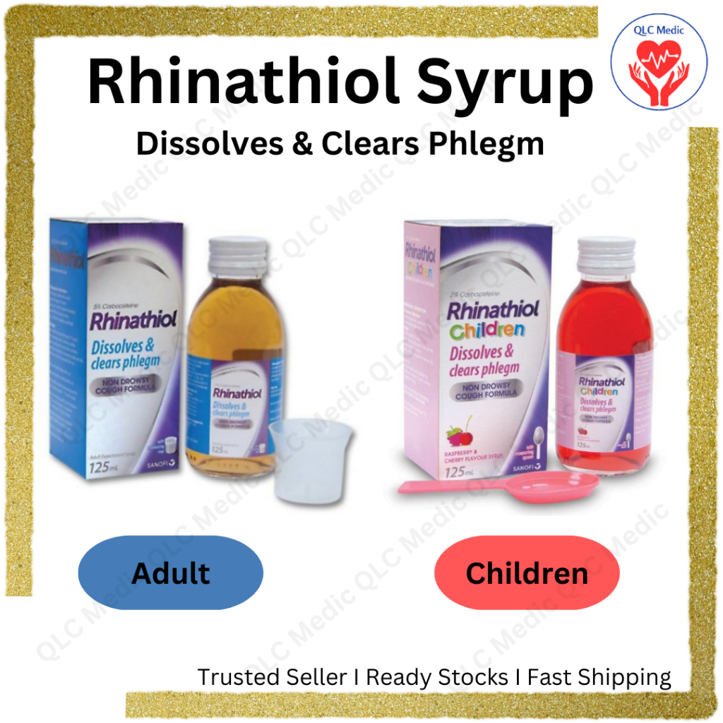 Rhinathiol Syrup Adult/ Children for Cough and Phlegm 125ml Shopee Malaysia
