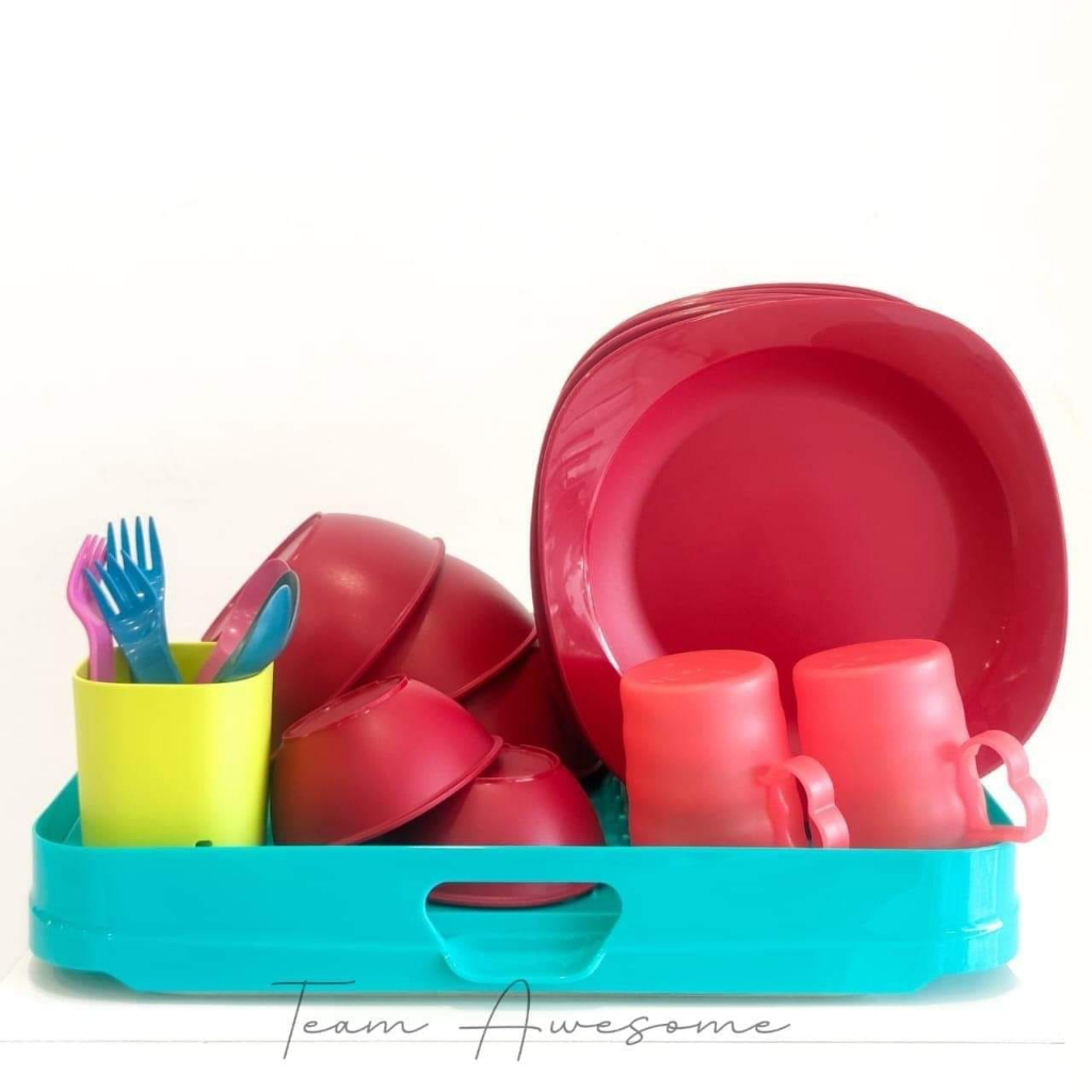 Tupperware Dish Caddy L45.7 W 36.5 H 13.1CM Penakung pinggan mangkuk