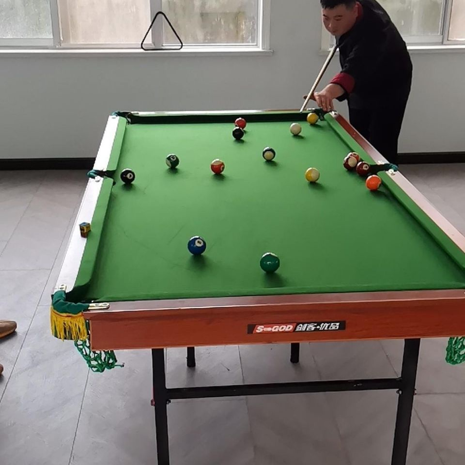 Adults Training Pool Table Household Folding Pool Billiards Snooker Table (FREE Full Set With