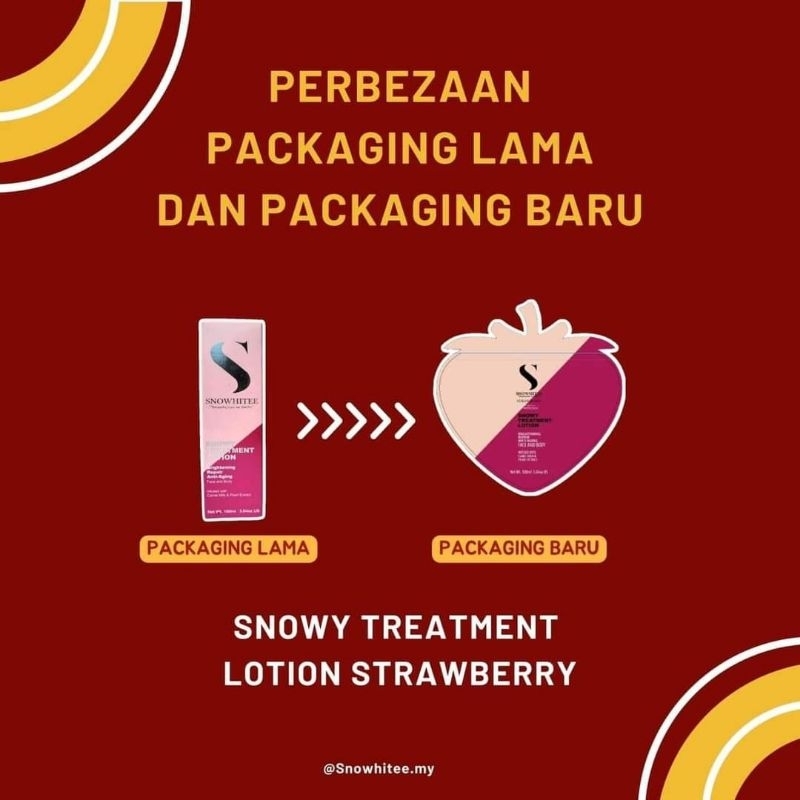SNOWY TREATMENT LOTION  (Lotion susu unta) snowy treatment lotion (snowhite)