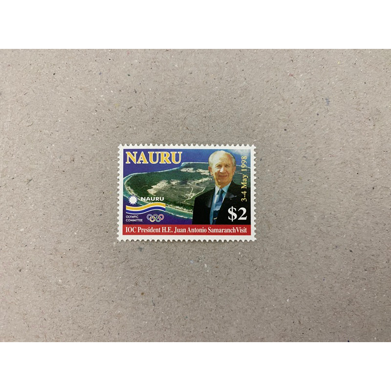 {JK} Nauru 1998 - Visit Of International Olympic Committee President Stamps 1V MNH