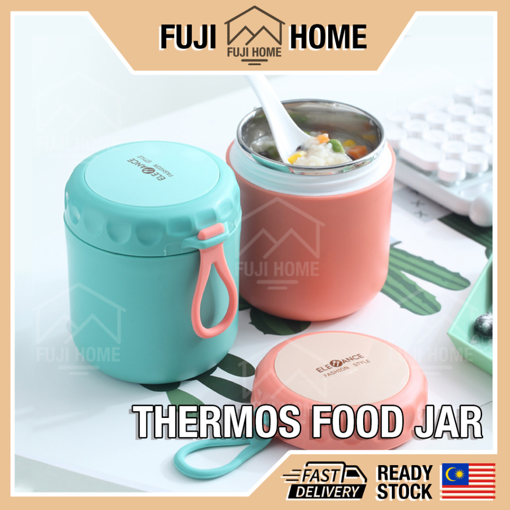 🏠READY STOCK🏠Food Jar Thermos Soup Porridge Warmer Food Container 304 Stainless Steel Insulator Portable Lunch Box