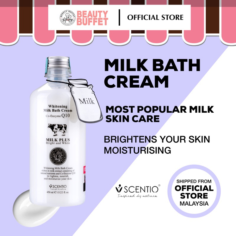 Beauty Buffet Scentio Milk Plus Q10 Whitening Milk Bath Cream