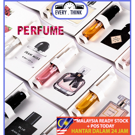 Perfume 2ml/Perfume Tester/Mini Perfume/Perfume For Her/Perfume For Him/Minyak Wangi Perempuan/Door Gift/mini香水