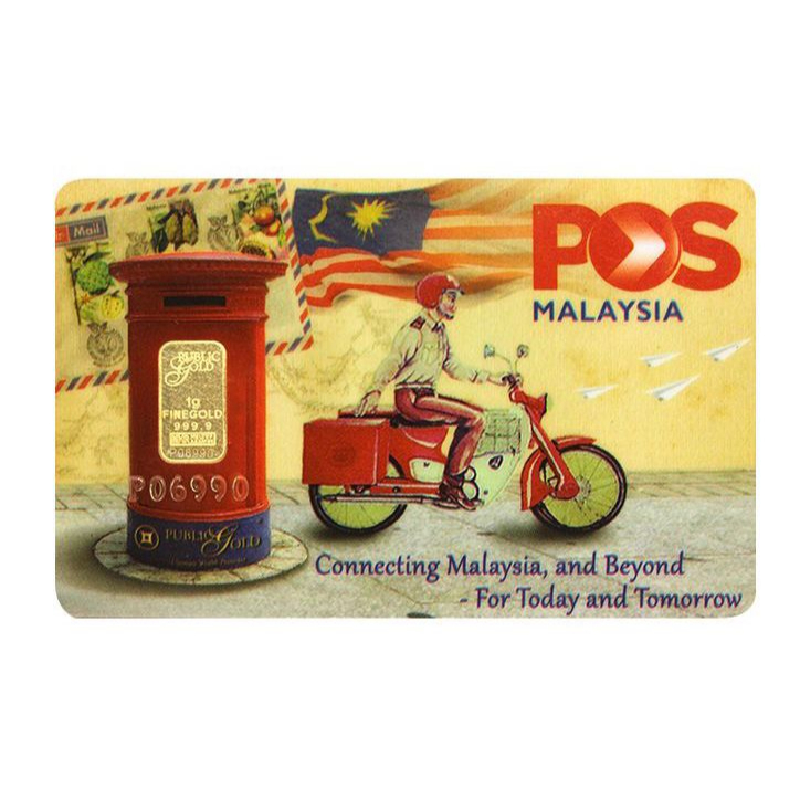 Public Gold Biullion Bar (Au 999.9) 24k -Pos Malaysia Collection