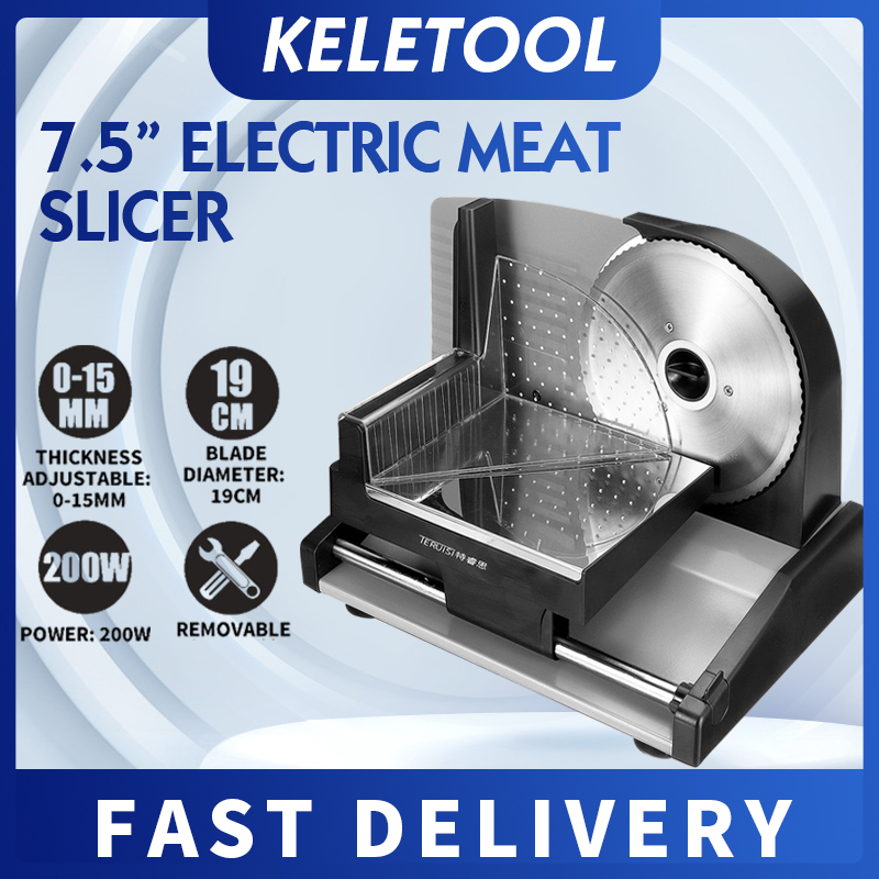 7.5 inch home meat slicer 300w electric lamb and beef slicer vegetable and fruit slicer Electric Meat Cutter / Lamb Beef