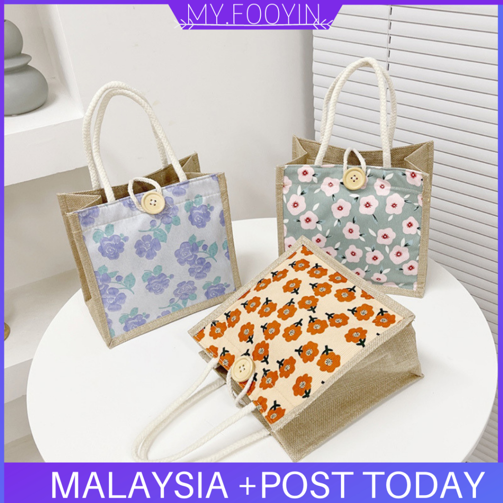 N180 READY STOCK MYFOOYIN Japan Canvas Design Tote Bag Handbag Shoulder Beg Sling Bags