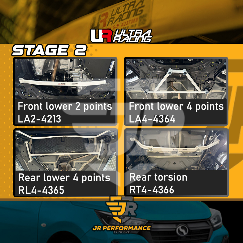 Ultra Racing Axia 2023 Front Bar Safety Bar Axia Baru Ultra Racing Safety Bar Antiroll Bar Full