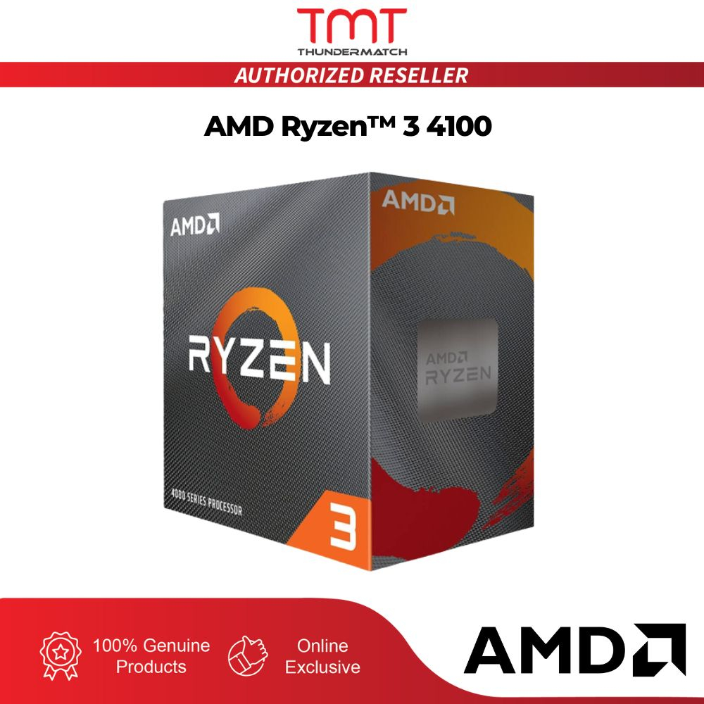 TMT AMD Ryzen 3 4100 AM4 Processor No Integrated Graphics