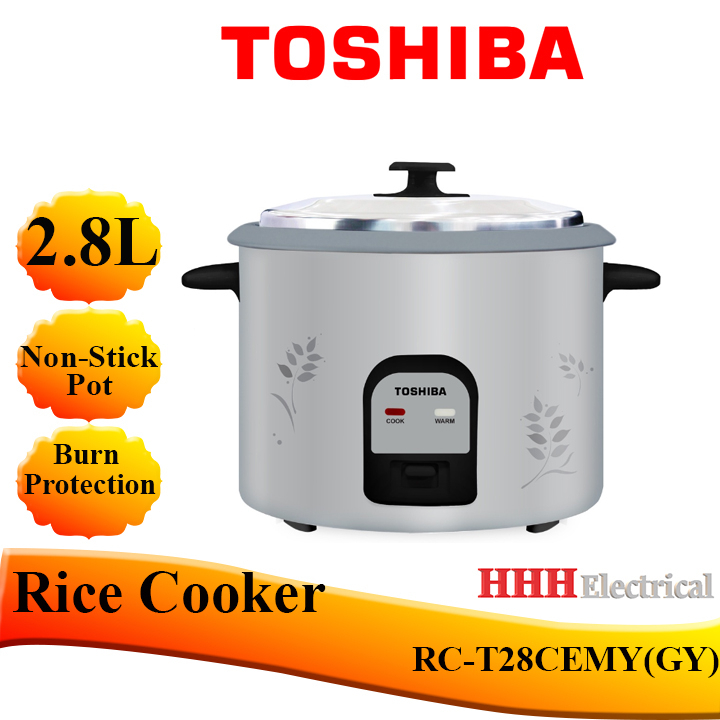 Toshiba Conventional NonStick Pot Rice Cooker RCT28CEMY(GY) 2.8L