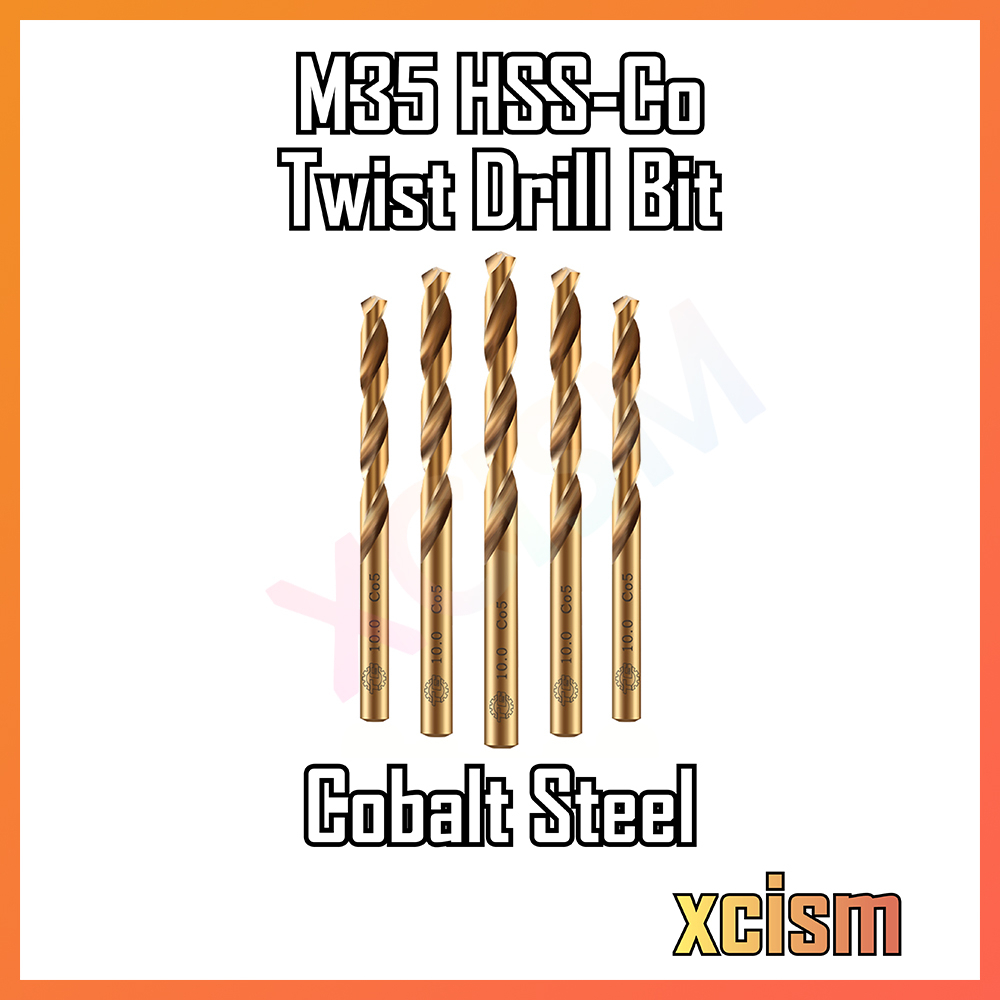 Heavy Duty M35 High Speed Steel Cobalt HSSCo Twist Drill Bit Mata