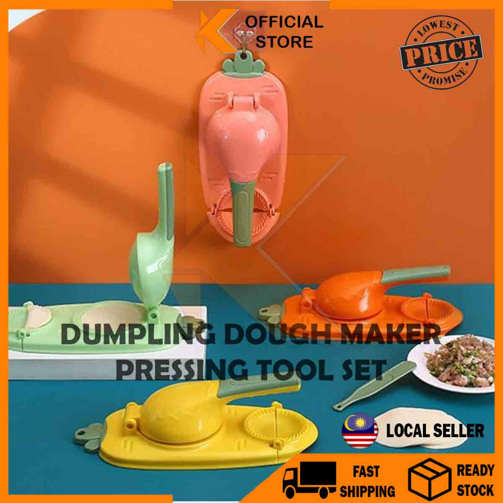 【K-Home】Acuan Karipap Ladu Dough Pressing Tool Set Dumpling Maker Mould Manual Dumpling Wrapper Tool Bakery Tool