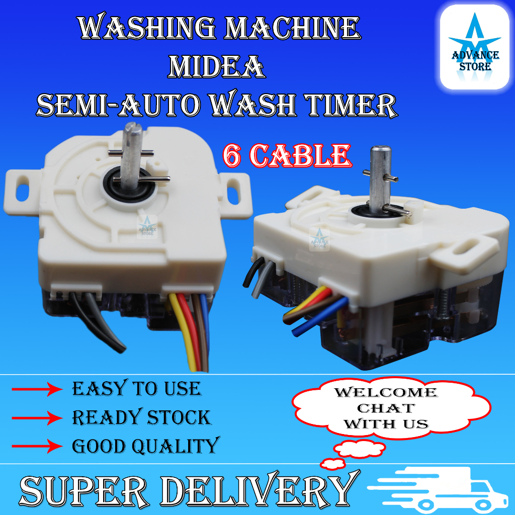 MSW-6008P MSW-7008P MSW-8008P MSW-9008P MSW-1108P MSW-1308P MIDEA WASH TIMER DXT15 3.5A 250VAC WASHING MACHINE SEMI AUTO