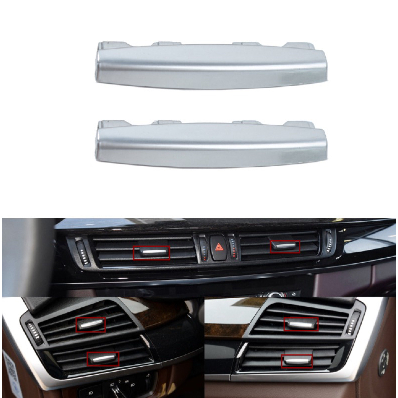 BMW F15 F16 Front Aircon Vent Grille Slider Chromed Tab Clip X6 X5