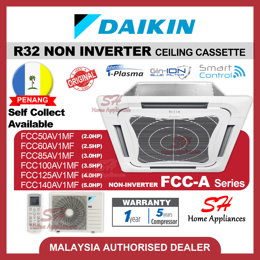 Buy Daikin R Non Inverter Ceiling Cassette Air Conditioner Fcc A