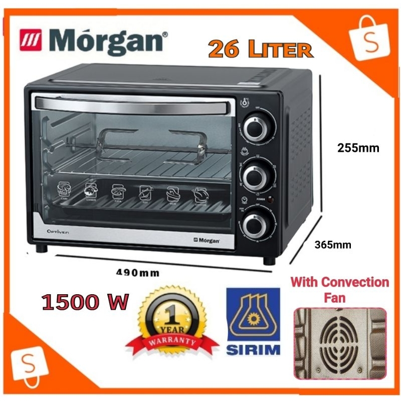 anders kin Motel Morgan Electric Oven 26L MEO-HC26C/45L MEO-GLAMO 45RC | Shopee Malaysia