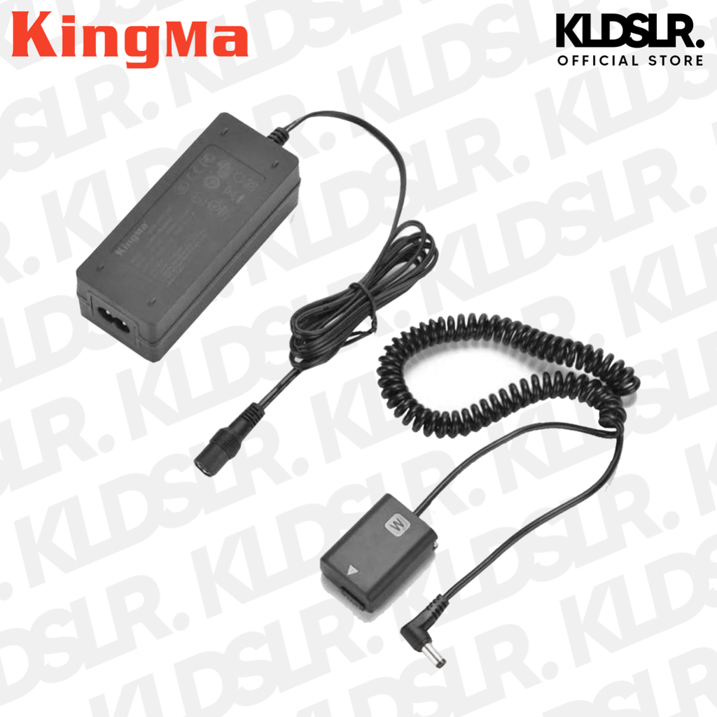 Kingma Np Fw Dummy Battery Ac Power Supply Adapter For Sony Zv E Alpha Sii A S A Sm A M