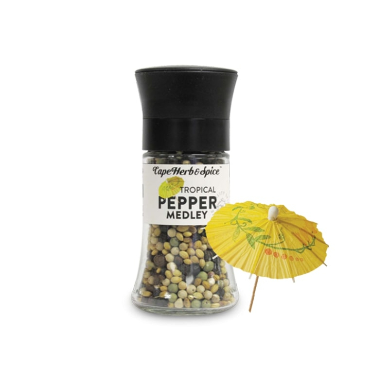 Cape Herb & Spice TropicalPepper Medley with Grinder 45g