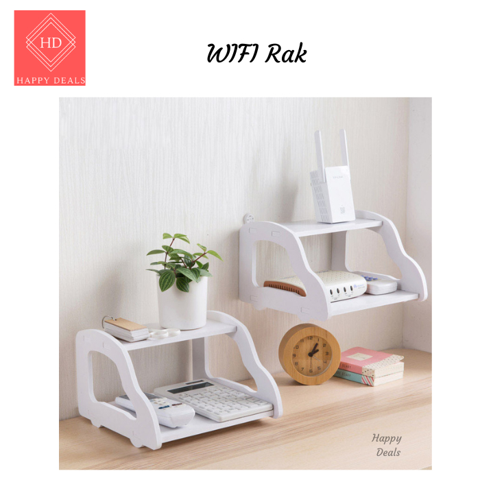 WIFI Rak / Rak Pasang Dinding Letak Modem WiFi Router Telephone TVBox