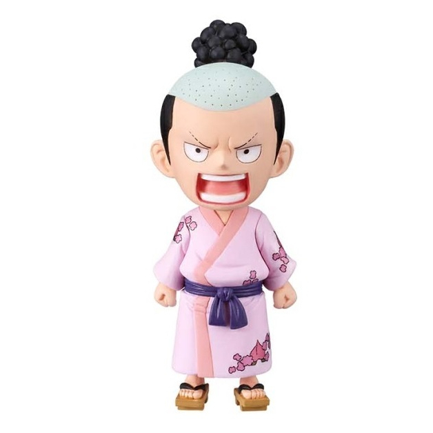 BANPRESTO WCF ONE PIECE WANOKUNI/WANO 3 LUFFY+SANJI+KIN'EMON