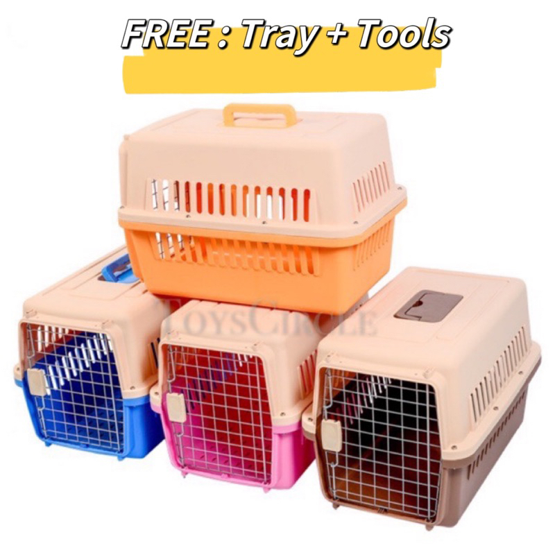 ❤️READY STOCK❤️Pet Dog Cat Carrier Portable Travel Kennel Bag Sangkar Kucing Raga Kuching