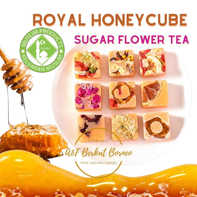 HomemadeHoney Cube Sugar{MUSLIM}-[Multi Flavour Tea]/Healthy Drink/Beauty Drink