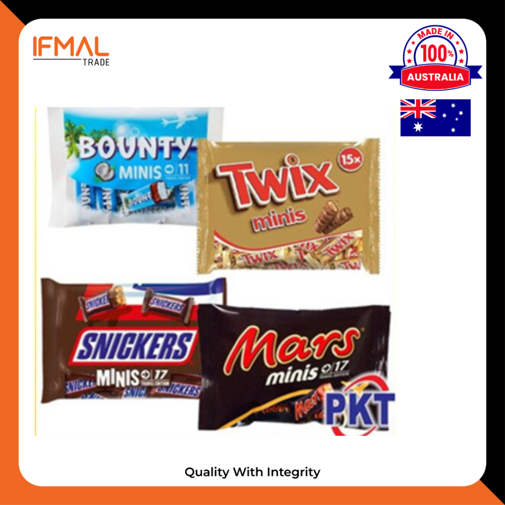 Mars / Twix / Snickers Chocolate PGMall | | ReadyStock Snickers Edition Minis Bounty / 333g Travel