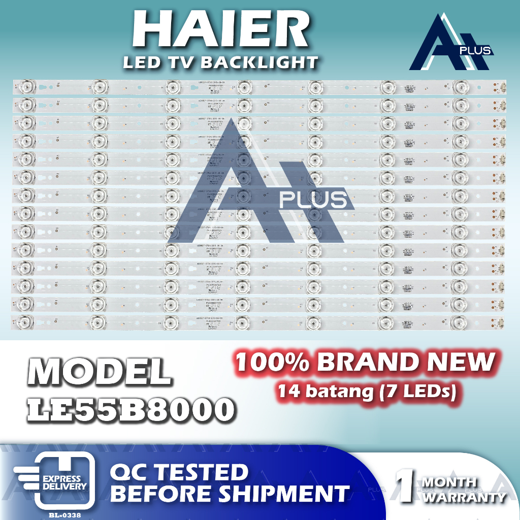 LE55B8000 HAIER 55" LED TV Backlight 55 INCH Lampu TV LE-55B8000 55B8000