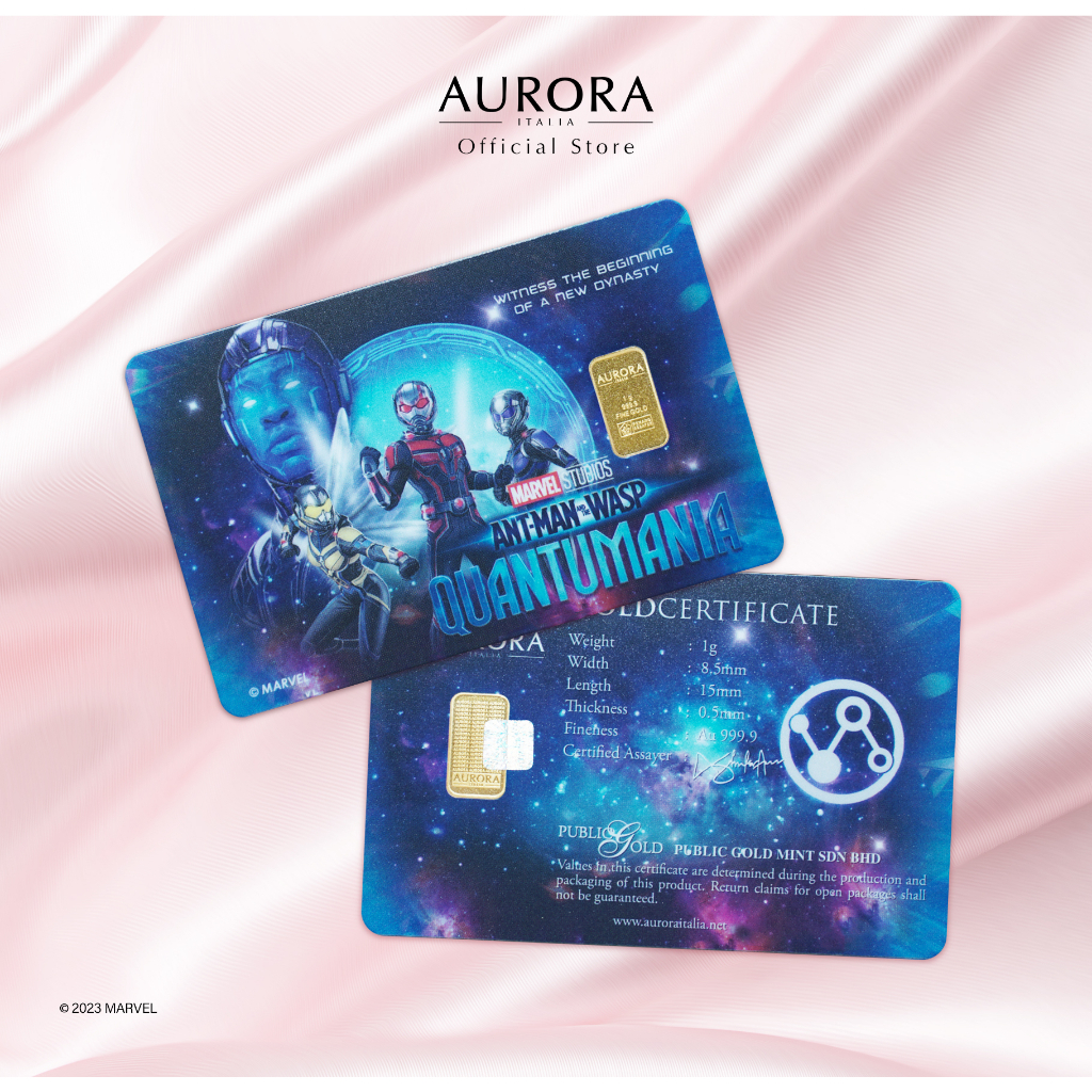MARVEL X AURORA ITALIA (1g) 999.9 Ant-Man and the Wasp: Quantumania Limited&hellip;