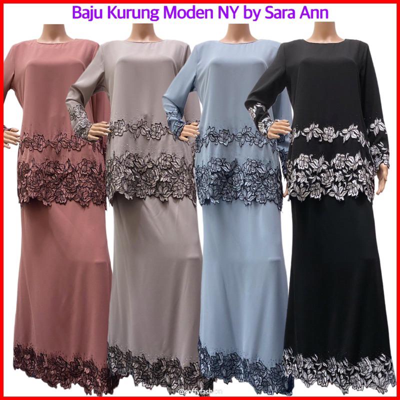 BAJU KURUNG MODEN NY by SARA ANN FURSAN BAJU RAYA MUSLIMAH CLOTHING FASHION