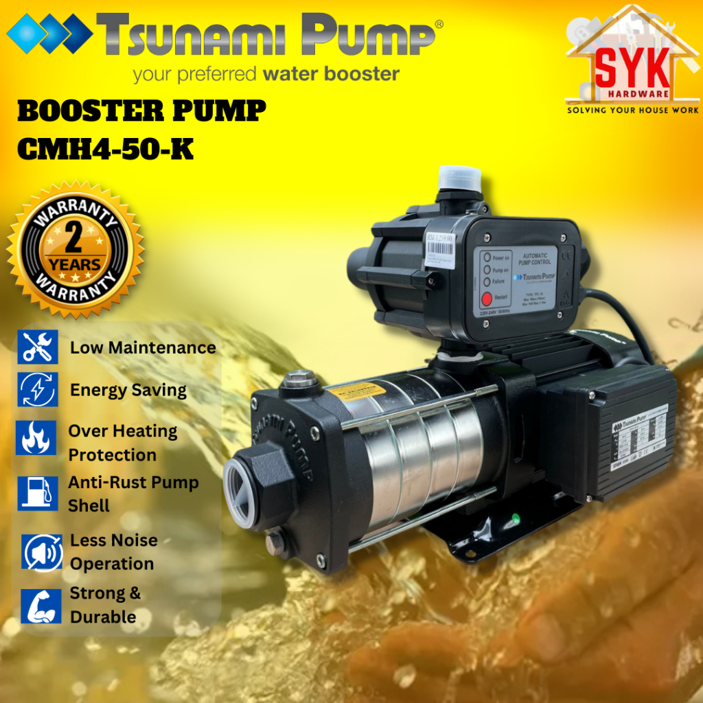 Syk Tsunami Pump Cmh4 50 K Home Water Booster Pump Water Pressure
