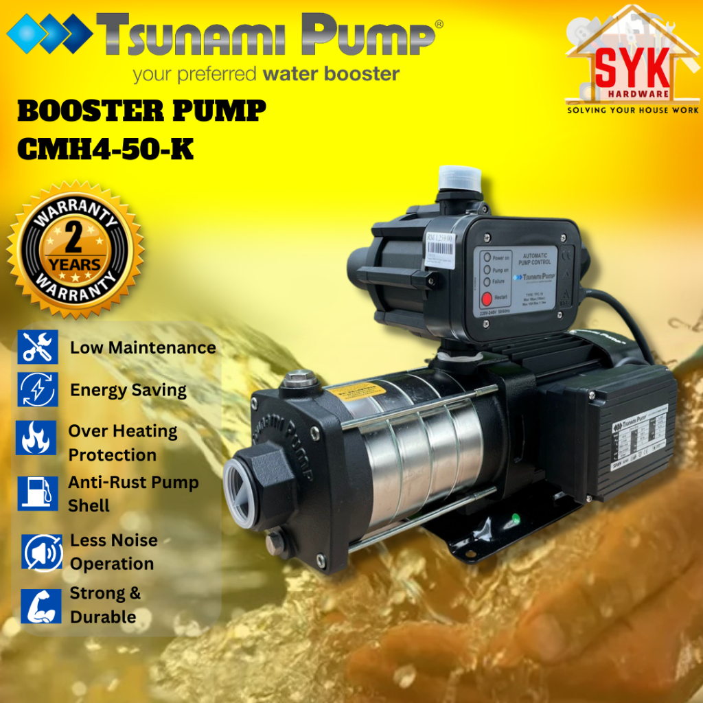 SYK Tsunami Pump CMH450K Home Water Booster Pump Water Pressure