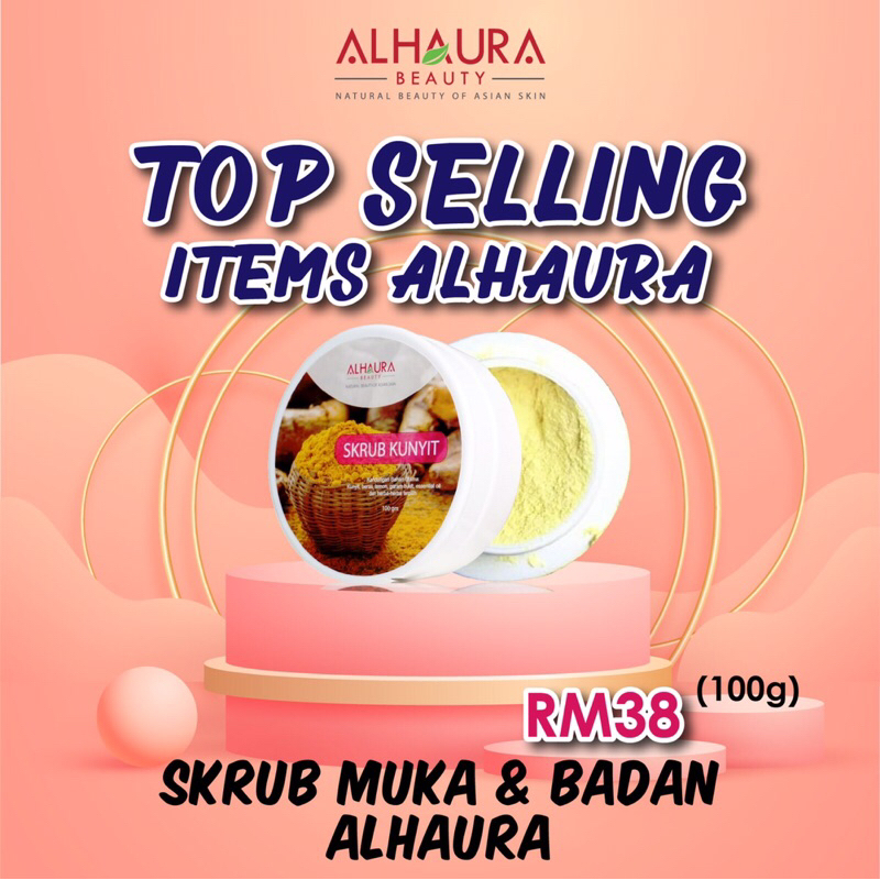 Skrub Muka & Badan Alhaura + Free Gift