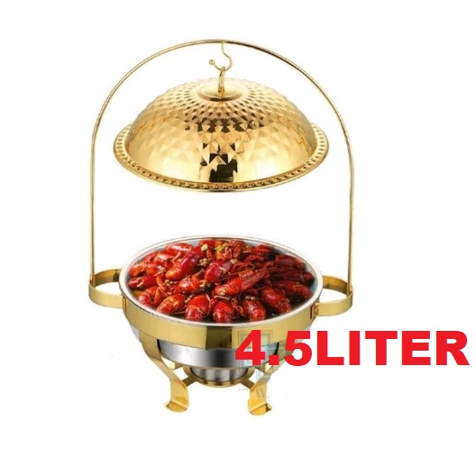 4.5Liter Hanged Chafer buffet tray Food Warmer Saudi Arabic Food Warmer  Kenduri Gantung Jamuan