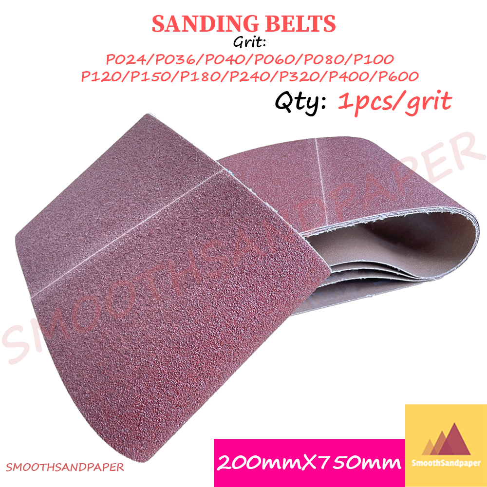 Sanding Belts 200mmX750mm (8"X29.5") Wood Floor Sanding Aluminium Oxide Kertas Pasir 地板抛光砂带200*750 image 3