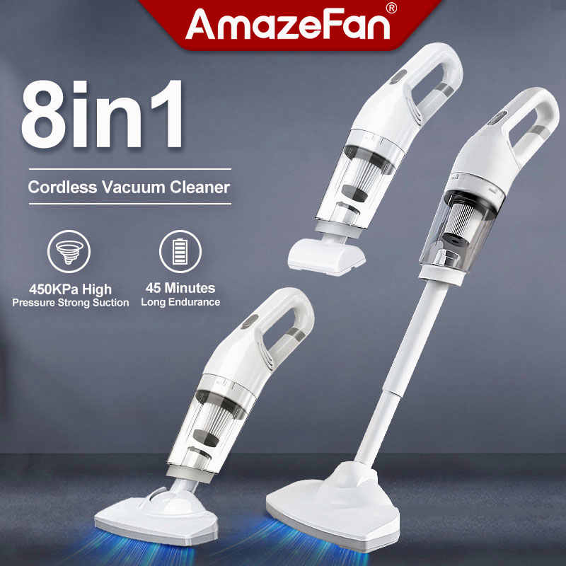 8 In 1 Cordless Vacuum Cleaner USB Rechargeable Dry Wet 22000PA 无线吸尘器 吸尘机