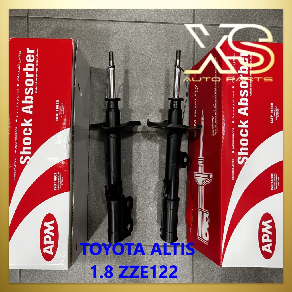 APM FRONT ABSORBER GAS SHOCK TOYOTA COROLLA ALTIS 1.8 ZZE122 Absorber