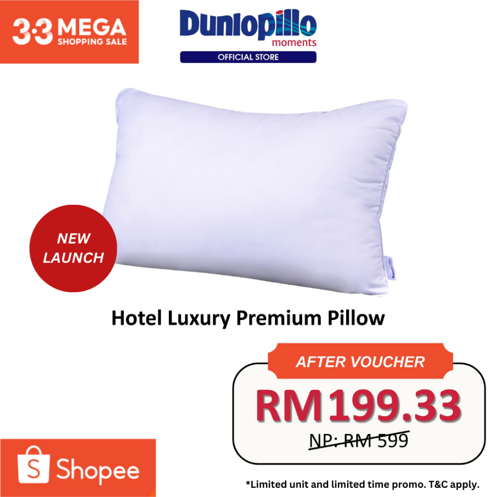 (New) DUNLOPILLO Luxury Hotel Premium Pillow Shopee Malaysia