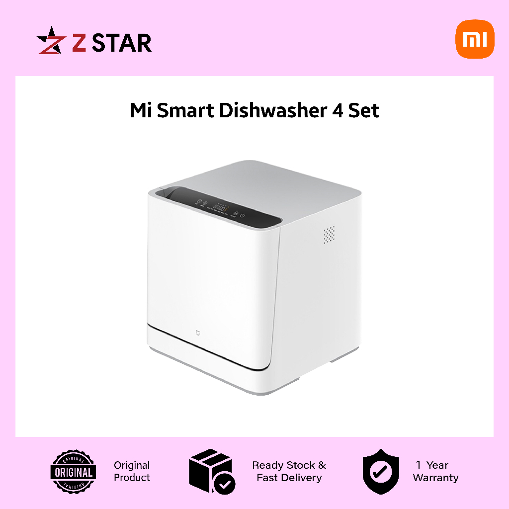 Xiaomi Mi Smart Dishwasher Machine [4set/8set/5set] (6D Dual-layer Washing System,75° High Temperature) 1 YEAR WARRANTY