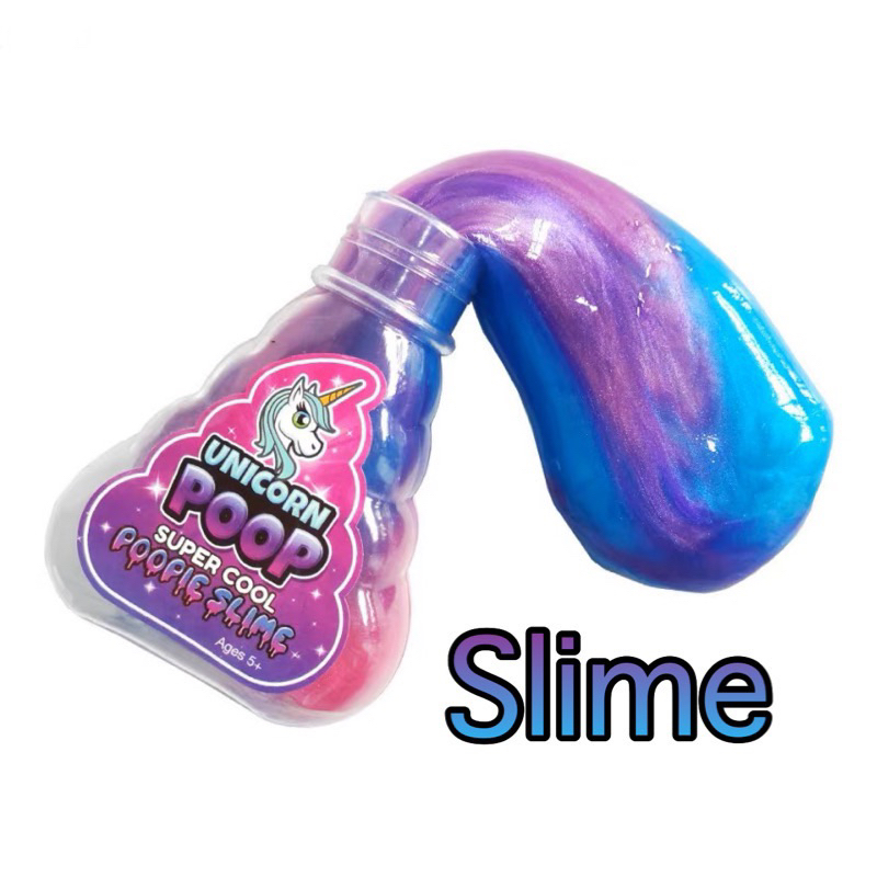 Unicorn Poop Super Cool Poopie Galaxy Colourful Slime Toy Kit - Mainan Murah