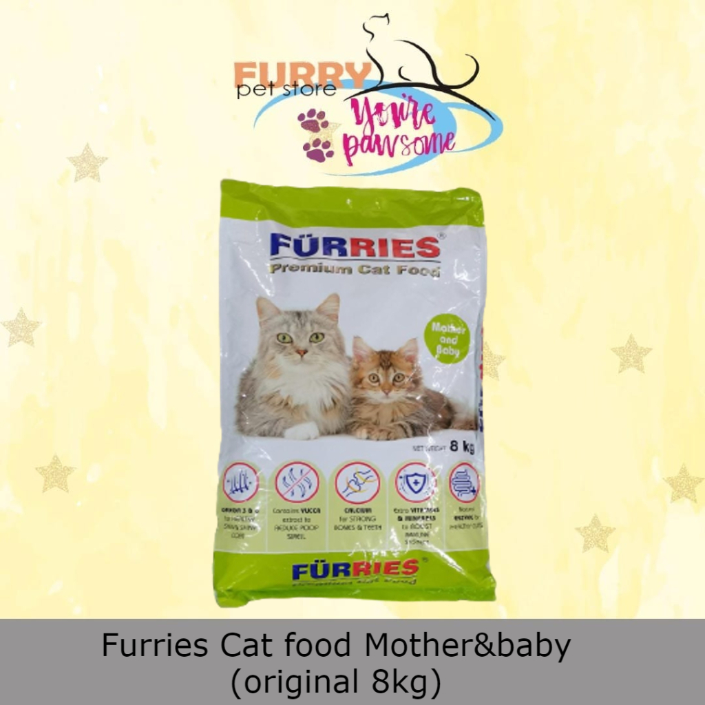 [ MURAH !!! ] Furries Premium Cat Food ( mother & baby ) 8kg