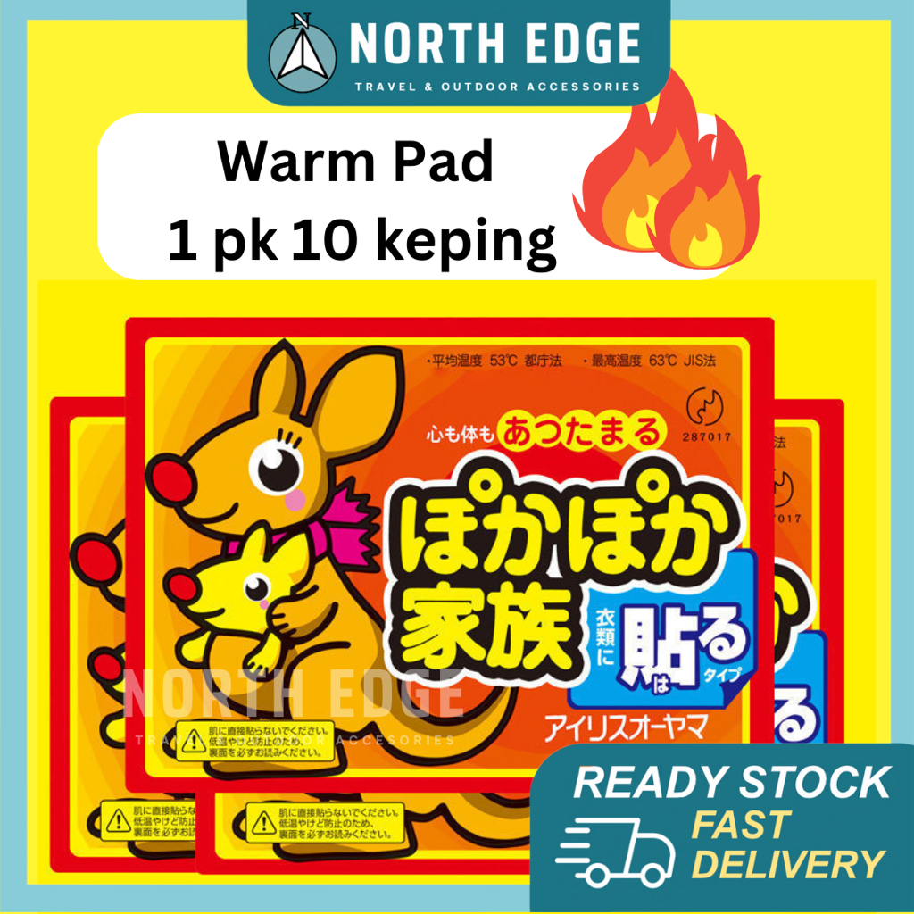 【READY STOCK】10pcs Fast Heat Travel Warm Pad Hot Patch Winter Menstrual Muscle Pain Relief Senggugut Heat Therapy 暖宝宝