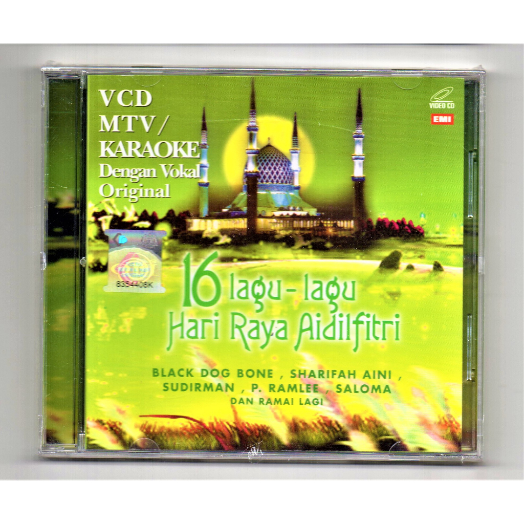 Various - 16 Lagu-Lagu Hari Raya Aidilfitri ( MTV Karaoke VCD )[ BDB Sharifah Aini Sudirman P.Ramlee Saloma Ahmad Jais ]