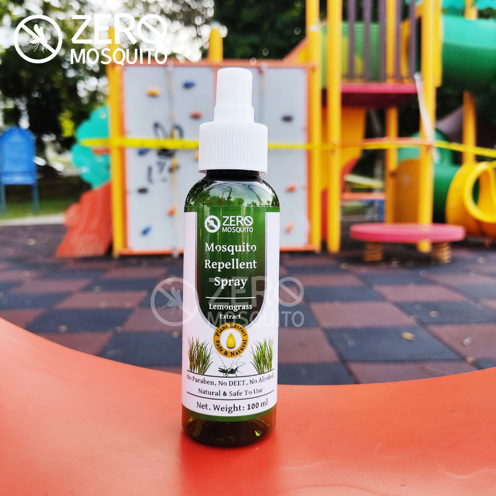 [3 Bottles][ZERO MOSQUITO] Natural Mosquito Repellent Lemongrass Spray Anti-Mosquito Kids Safe