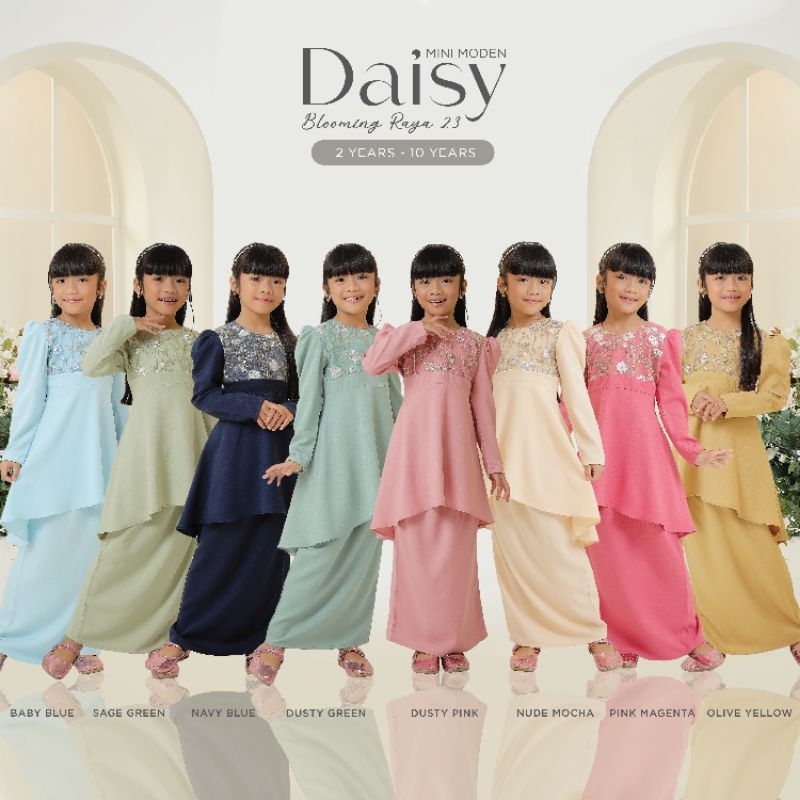 BAJU / DRESS/ KURUNG / MUSLIM / KANAK KANAK / BUDAK DAISY Kurung Mini Moden