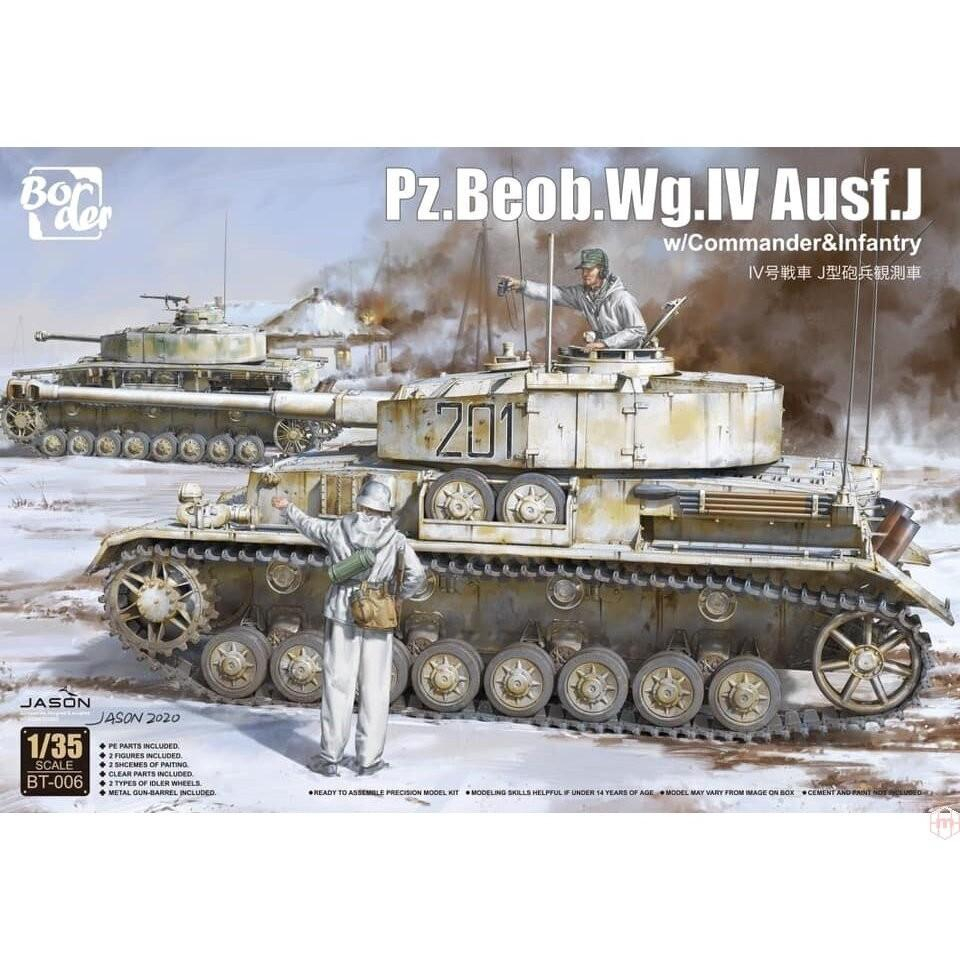 Border BT-006 1/35 German Fourth Tank Type J Artillery Observation Type